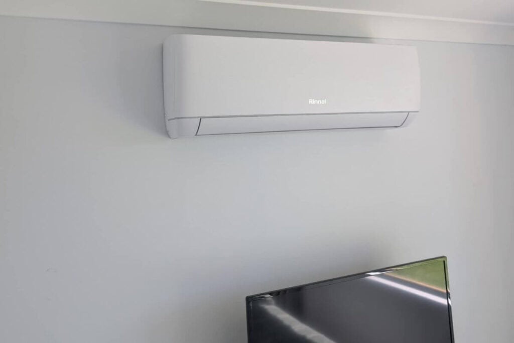 House electrician Perth Western Australia installing split air conditioner