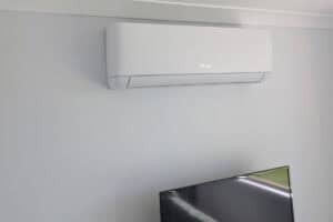 House electrician Perth Western Australia installing split air conditioner