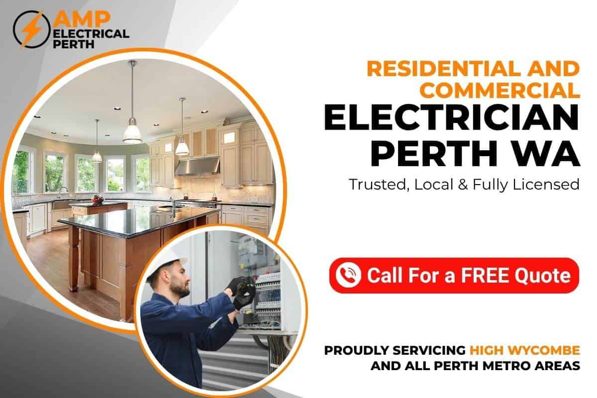 Residential and Commercial Electricians Perth WA servicing areas in High Wycombe and Perth Metro Areas