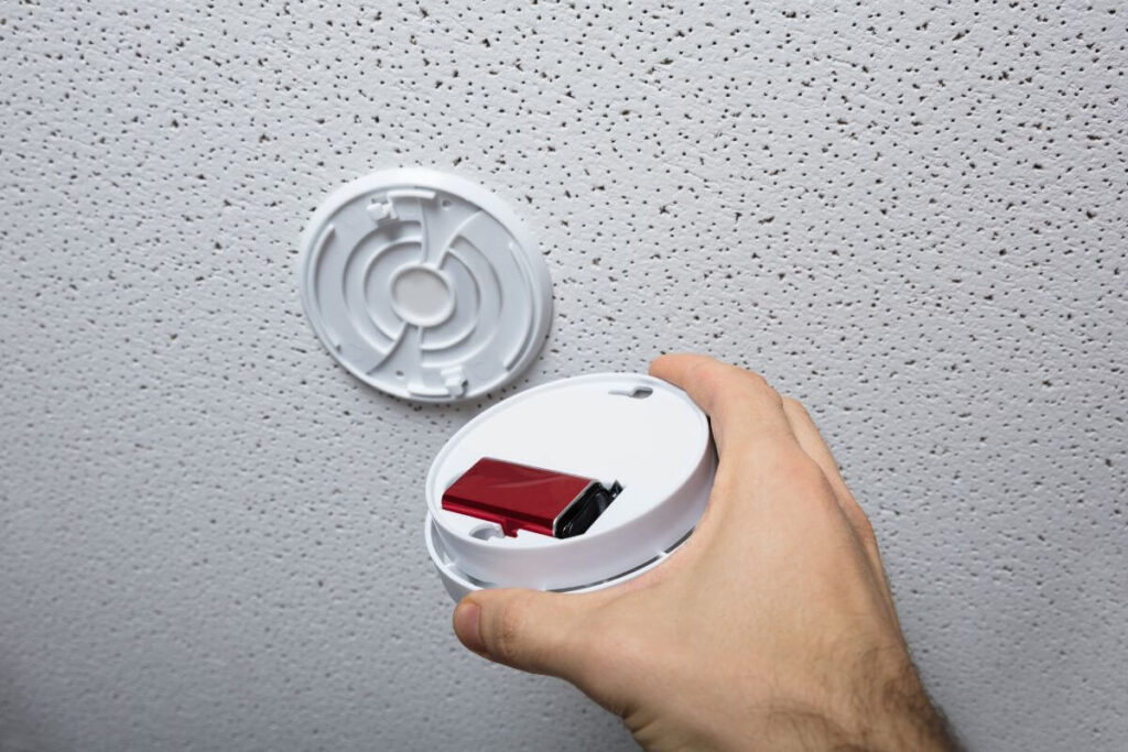 Battery Operated Smoke Alarm for Residential Safety in South Perth home